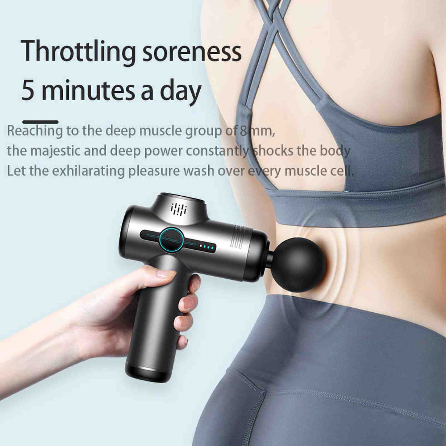 Mini Electric Shock Muscle Relaxation Massage Gun
