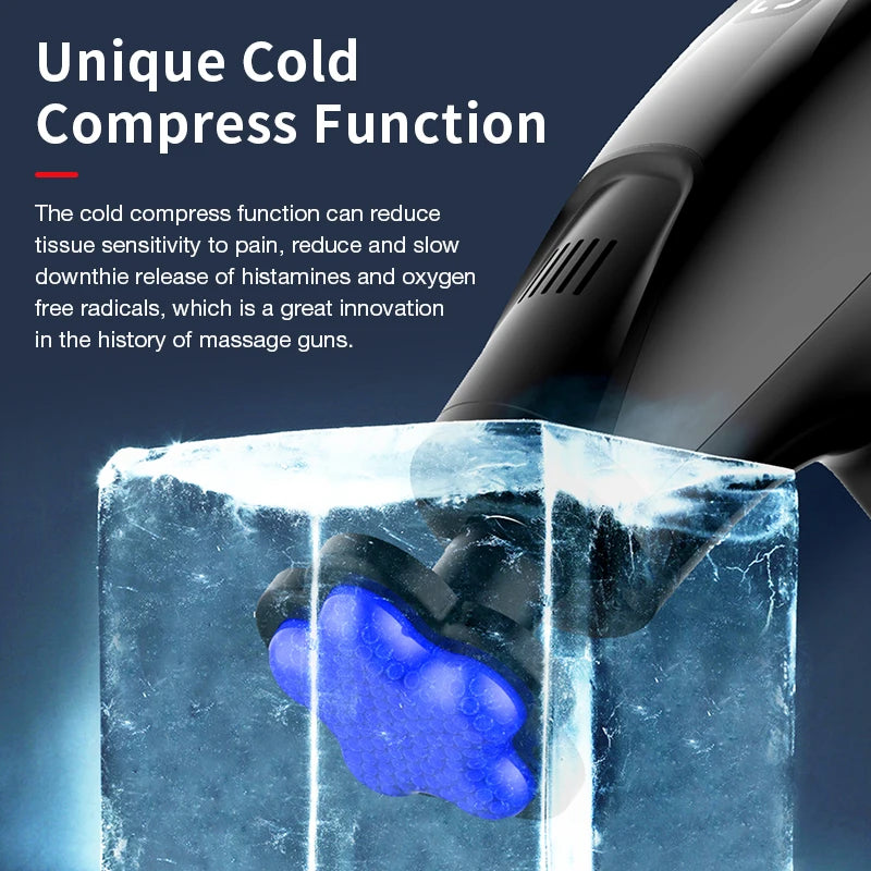 Icy Cold Compress Electric Percussion Massage Gun