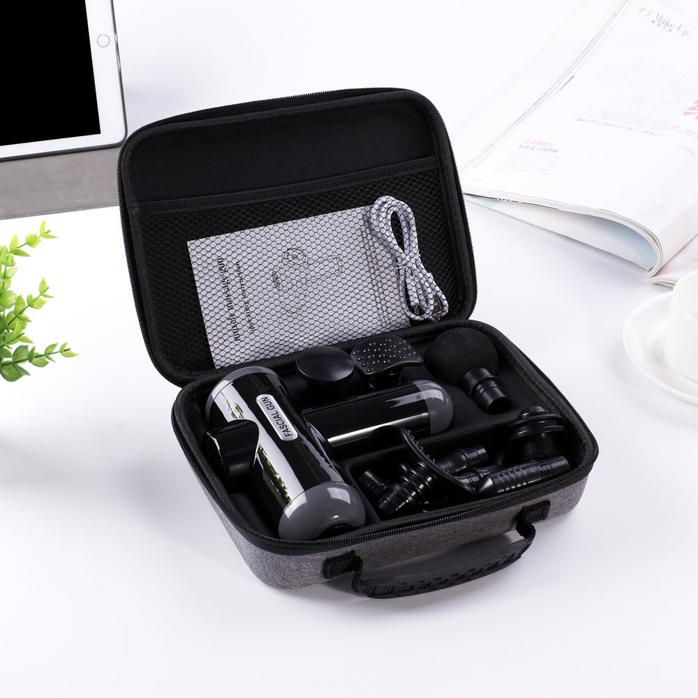 Fascia Gun Muscle Massager - High-Frequency Vibration