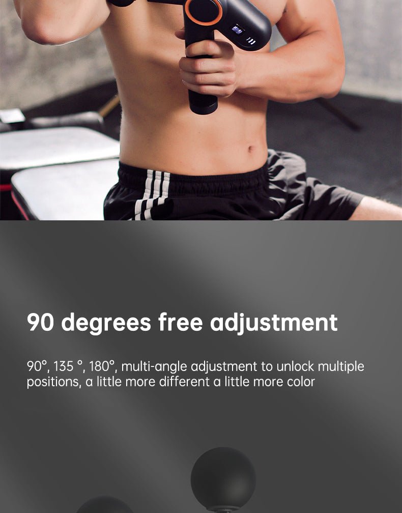 900-Turn Rotatable Fascial Massage Gun