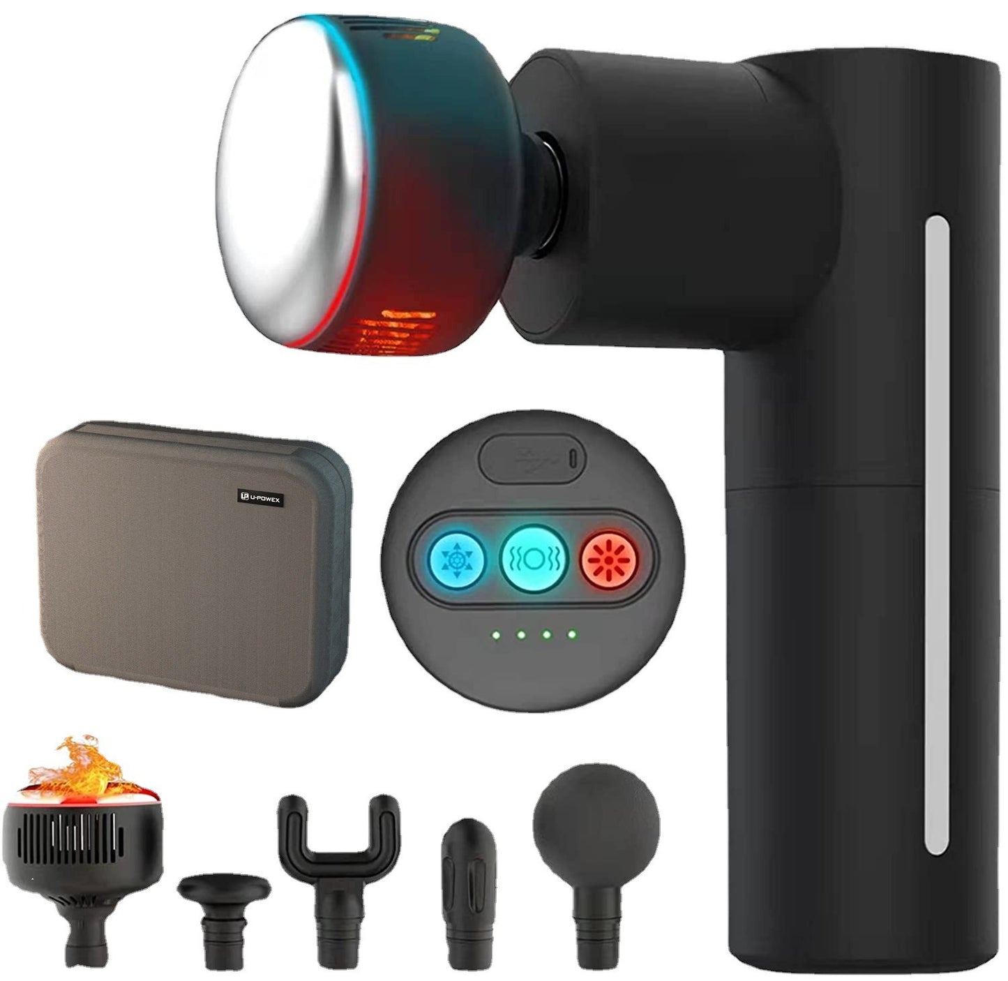 Heat&Cool Massage Gun - Mini Deep Tissue Percussion Muscle Massager