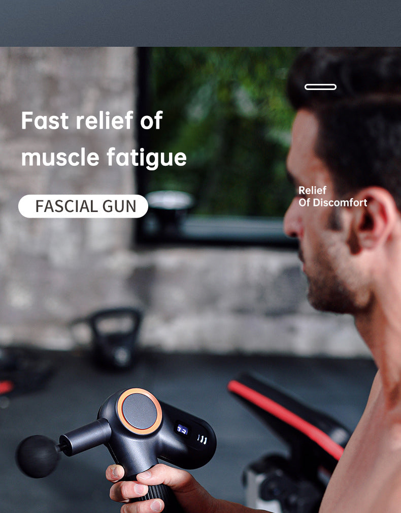 900-Turn Rotatable Fascial Massage Gun
