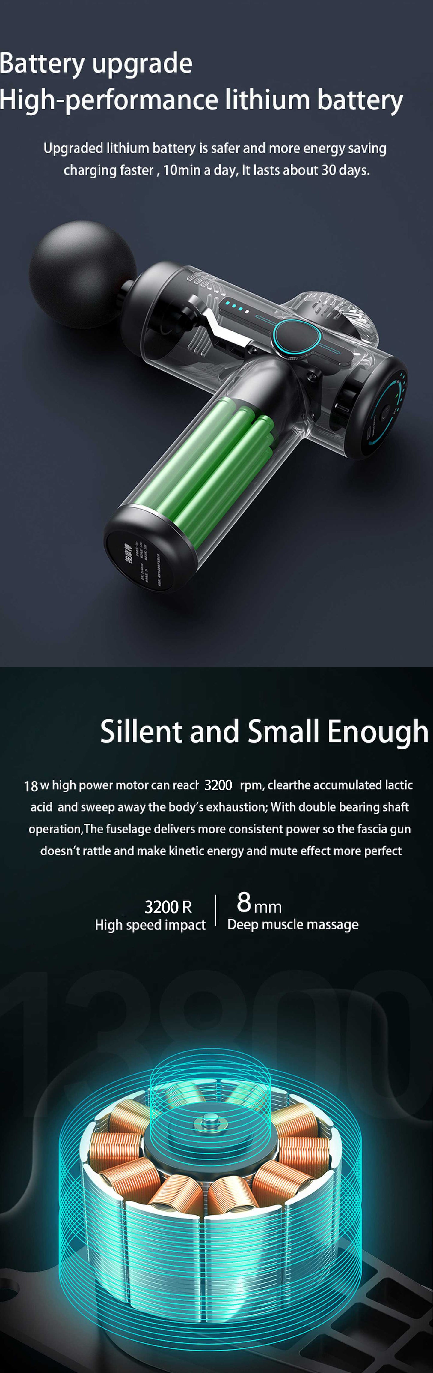 Mini Electric Shock Muscle Relaxation Massage Gun