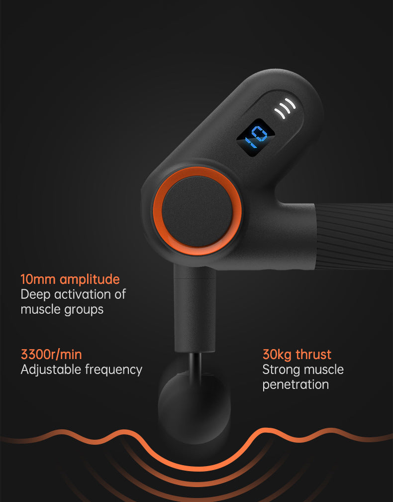 900-Turn Rotatable Fascial Massage Gun
