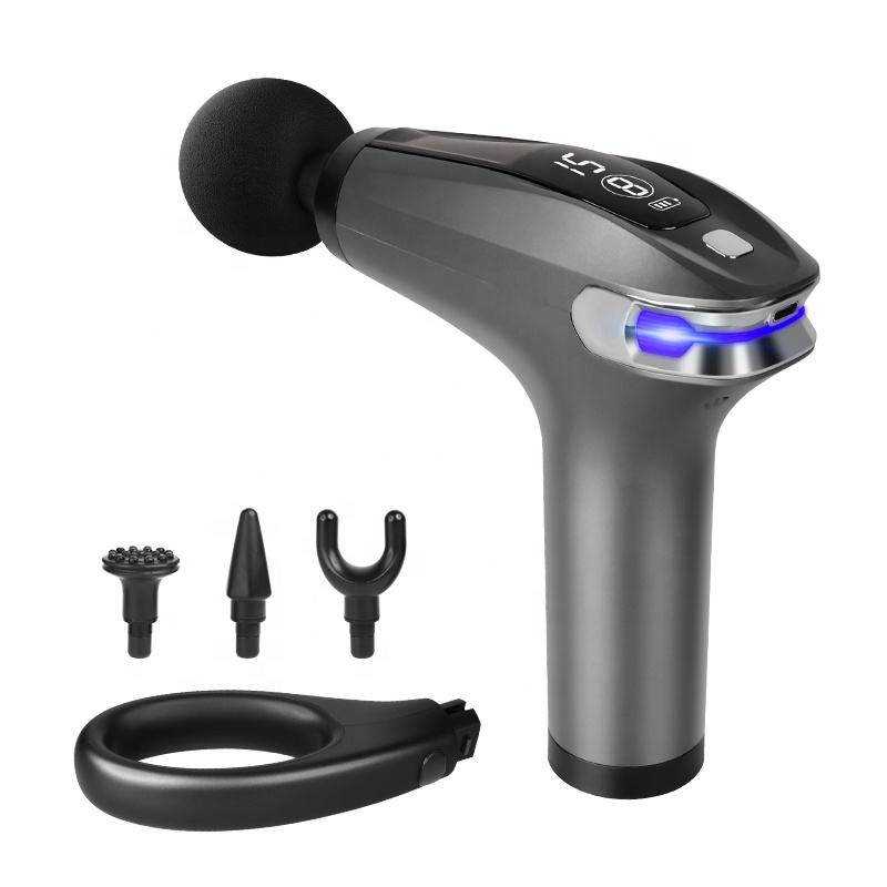 4 Massage Silicone Head Powerful Fascial Gun