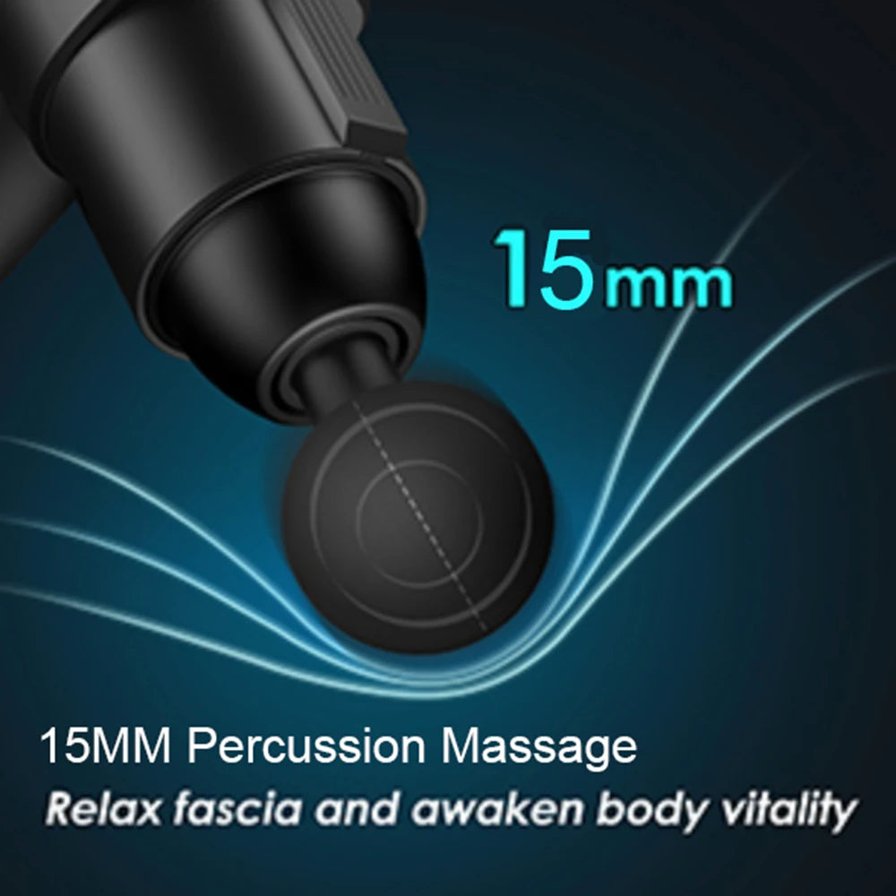 24V LCD Touch Adjustment Deep Tissue Massage Gun