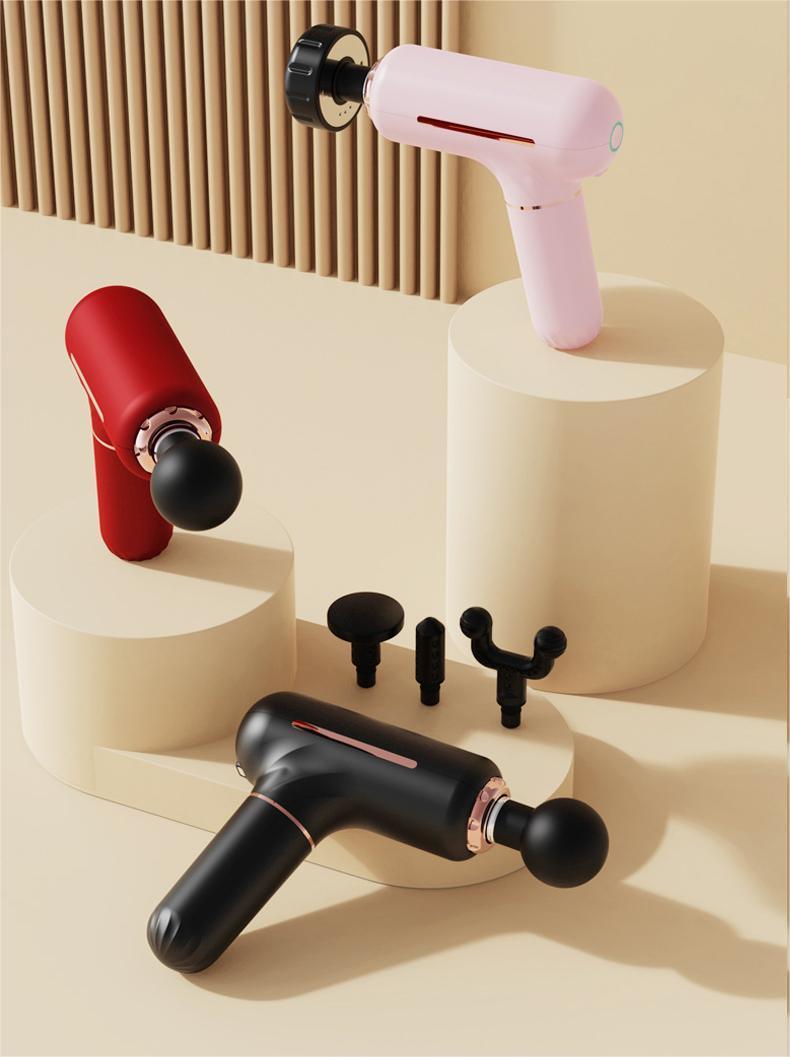 Hot Compress Fitness Electric Impact Gun Muscle Relaxant Massager
