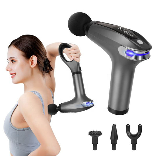 4 Massage Silicone Head Powerful Fascial Gun