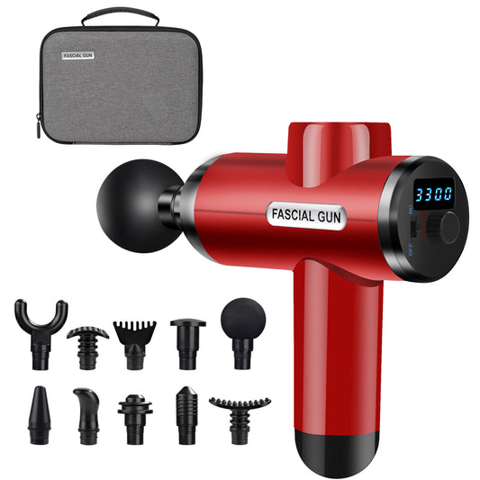 Fascia Gun Muscle Massager - High-Frequency Vibration